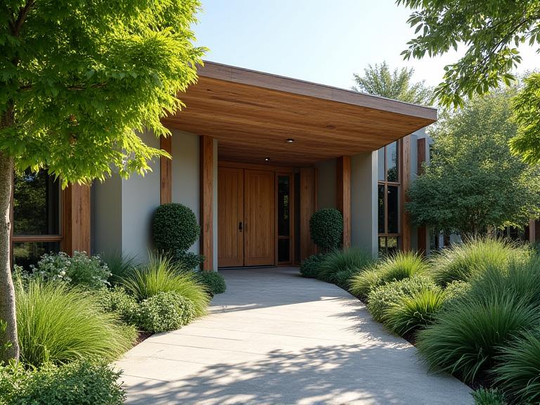 Kalinaw Grove wellness center exterior showing lush greenery